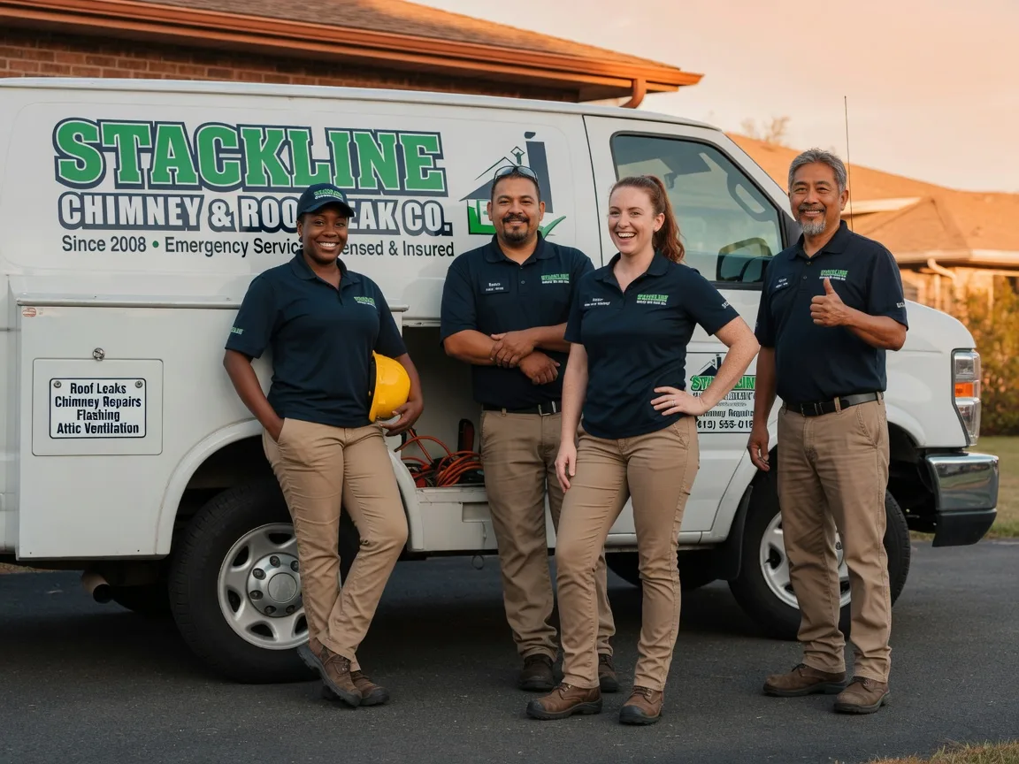 Chimney flashing repair company in Tecumseh, OK